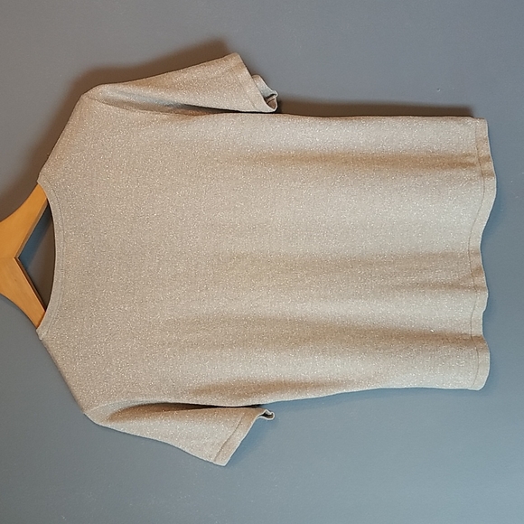 Liz Claiborne Villager Knitted Sparkly Top - Picture 2 of 3